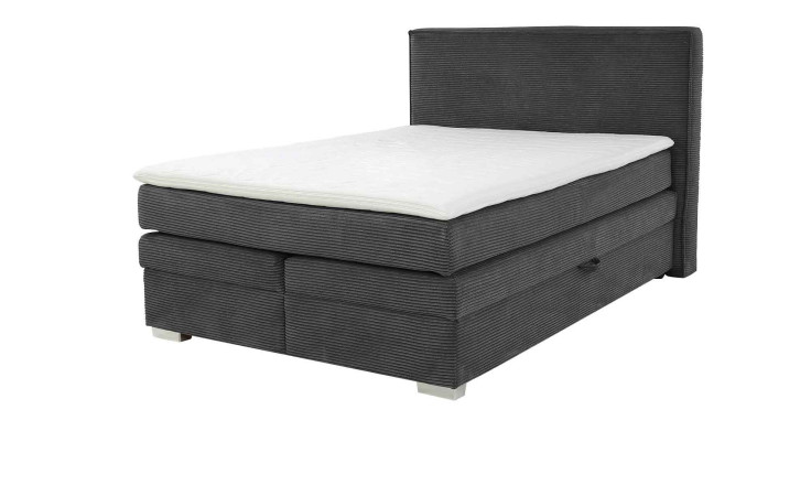Boxspringbett Alice in der Farbe Grau