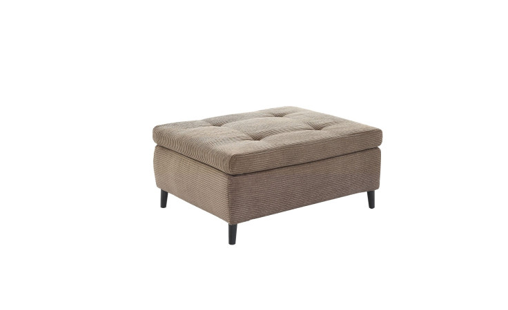 Hocker Mara im Bezugstoff Taupe