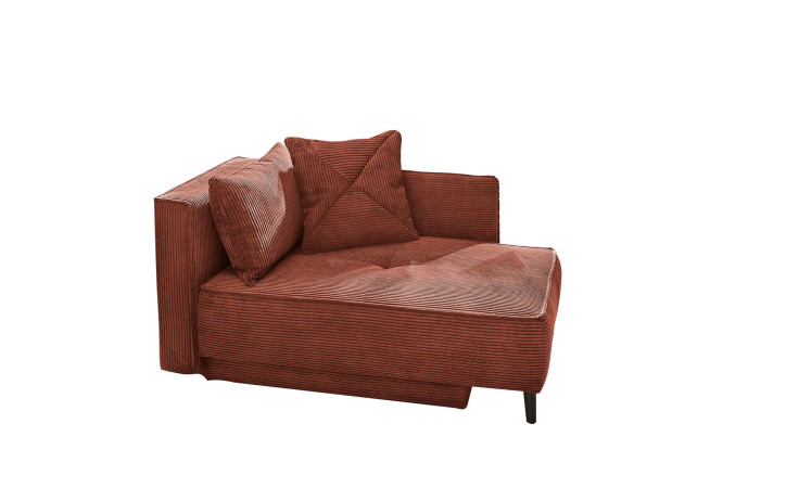 Schlafsofa Ravensburg in der Farbe Rostrot