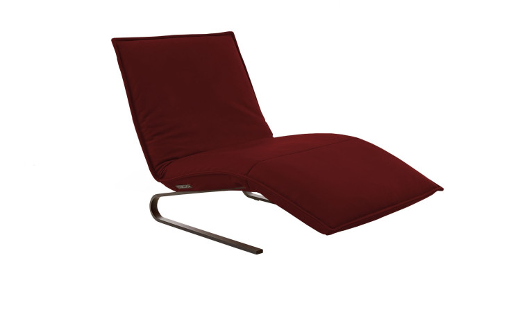 Basis-Liege Jill, in der Farbausführung Chilli, Schrägansicht rechts