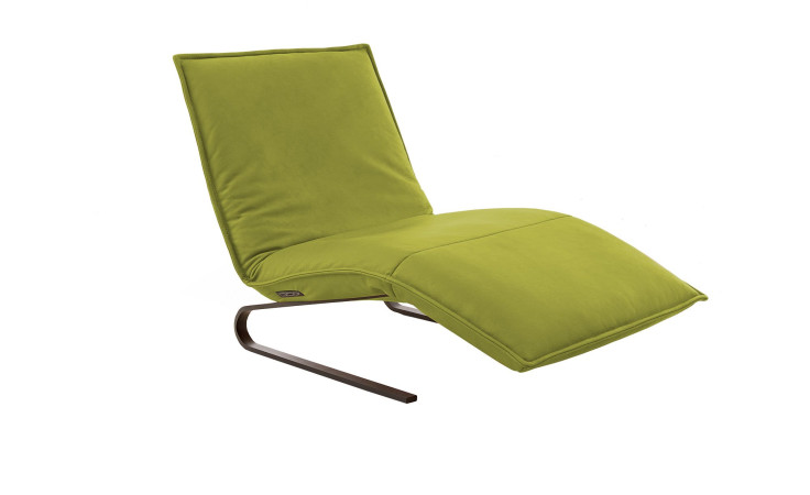 Basis-Liege Jill, in der Farbausführung Pistazie, Schrägansicht rechts