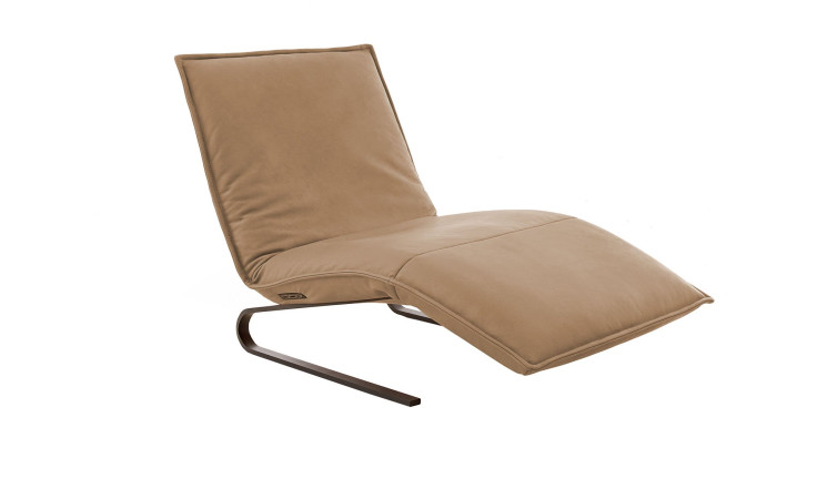 Basis-Liege Jill, in der Farbausführung Sand, Schrägansicht rechts