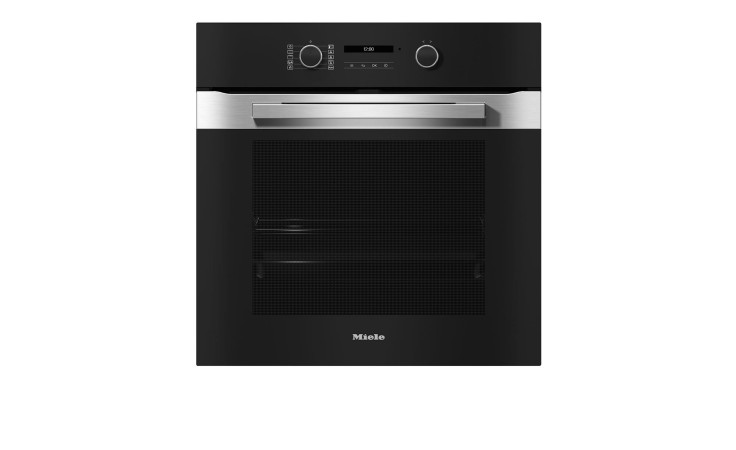Einbau-Backofen mit Display und Edelstahlgriff, H 2851 BP