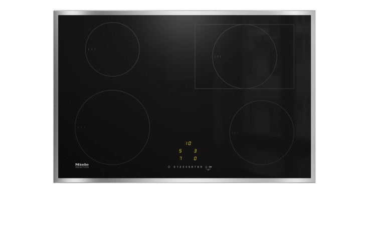 Induktionskochfeld, Glaskeramik mit umlaufenden Edelstahlrahmen, KM 7211 FR