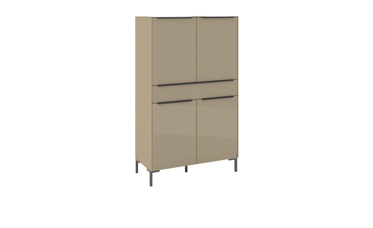 Komfort-Highboard set one Reno in der Farbe taupe matt