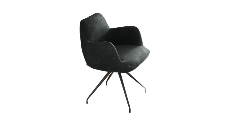 Esszimmerstuhl Mood 95, in der Farbausführung anthracite