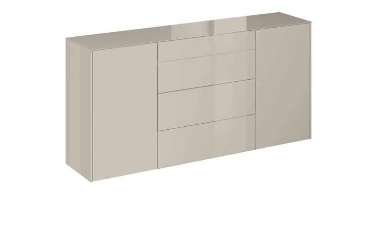 Kommode Couleur in der Farbe Kaschmir, Schrägansicht