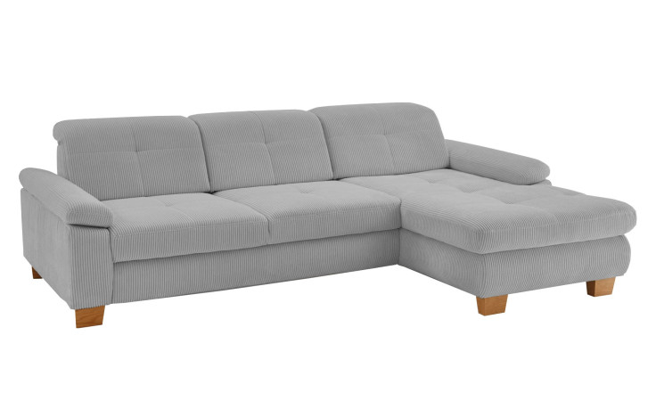 Basis-Wohnlandschaft plano|FORM Marbella, in der Farbausführung Grey, Schrägansicht