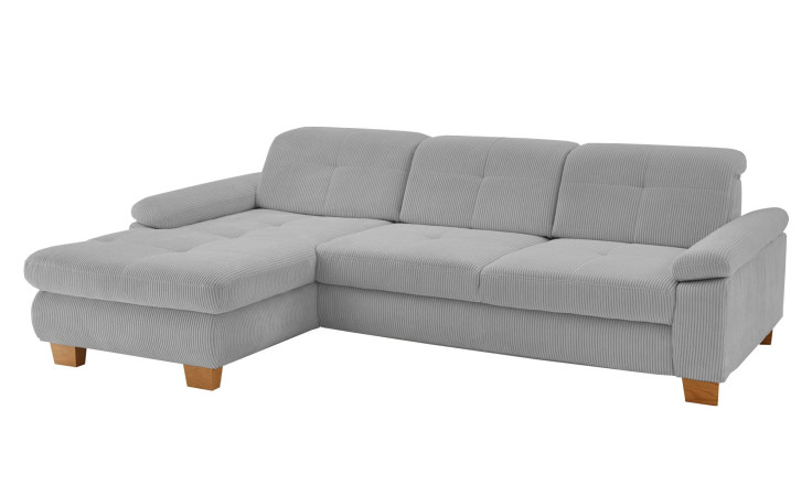 Basis-Wohnlandschaft plano|FORM Marbella, in der Farbausführung Grey, Schrägansicht