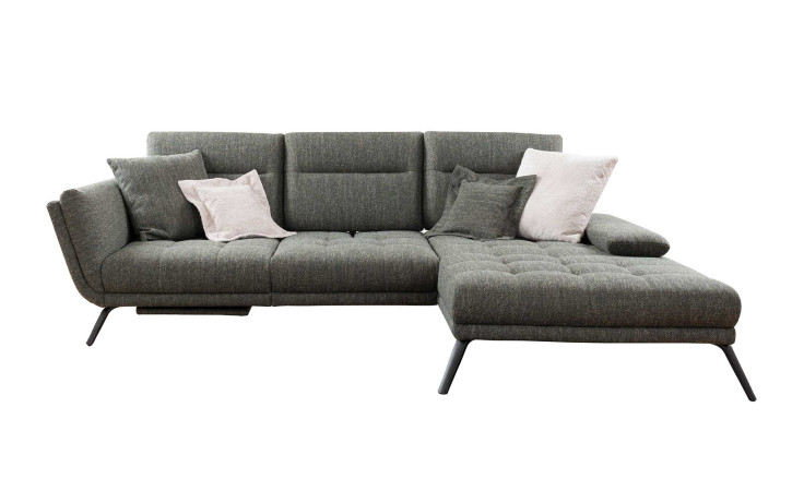 Komfort - Ecksofa Daria, in der Farbausführung Khaki