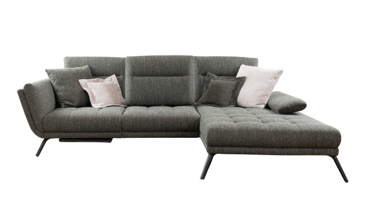 Basis - Ecksofa Daria in der Farbe Khaki