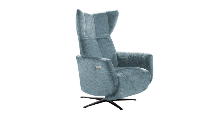 Komfort-Relaxsessel Leeds, in der Farbausführung Blau