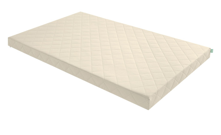 Kaltschaummatratze 120 x 200 cm H2 in einem Bezug in Beige