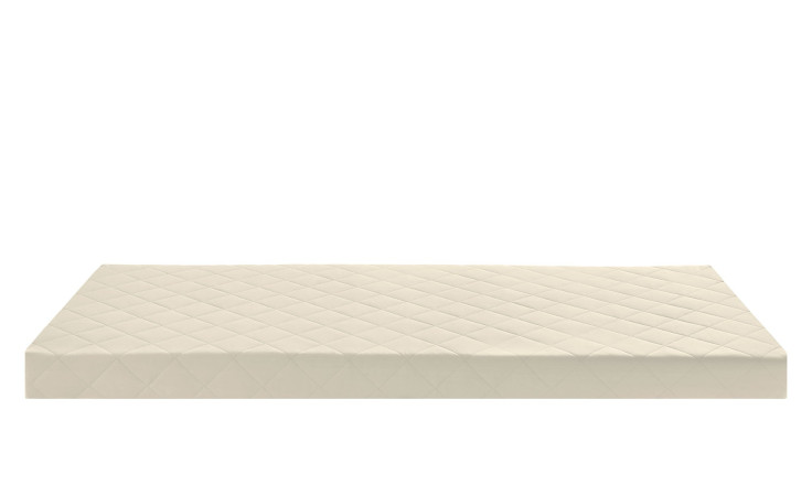 Kaltschaummatratze 90 x 190 cm in einem Bezug in Beige