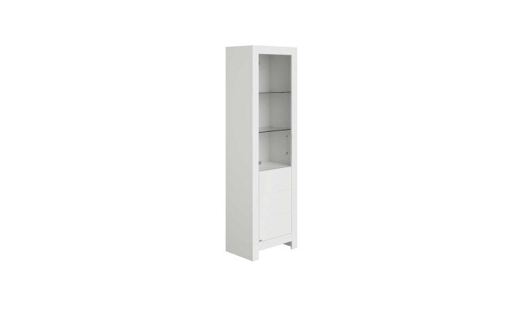 Vitrine Fiona in der Farbausführung Kreideweiß