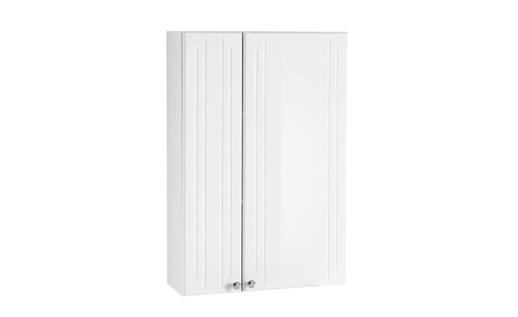 Wandschrank mit zwei Türen in weiß