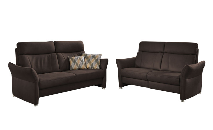 Basis-Sitzgruppe plano|FORM Bari, in der Farbausführung Espresso