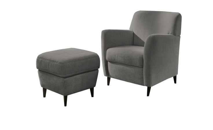 Komfort-Sessel plano|FORM Florenz, mit einem Sessel, in der Farbausführung Dunkelgrau