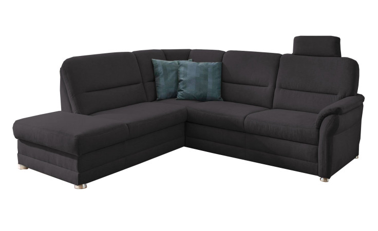 Komfort-Wohnlandschaft plano|FORM Easyplan Q+, in der Farbausführung Anthrazit