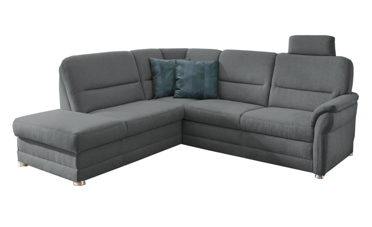 Komfort-Wohnlandschaft plano|FORM Easyplan Q+, in der Farbausführung Grey