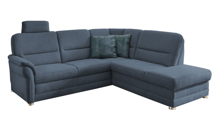 Komfort-Wohnlandschaft plano|FORM Easyplan Q+, in der Farbausführung Blue