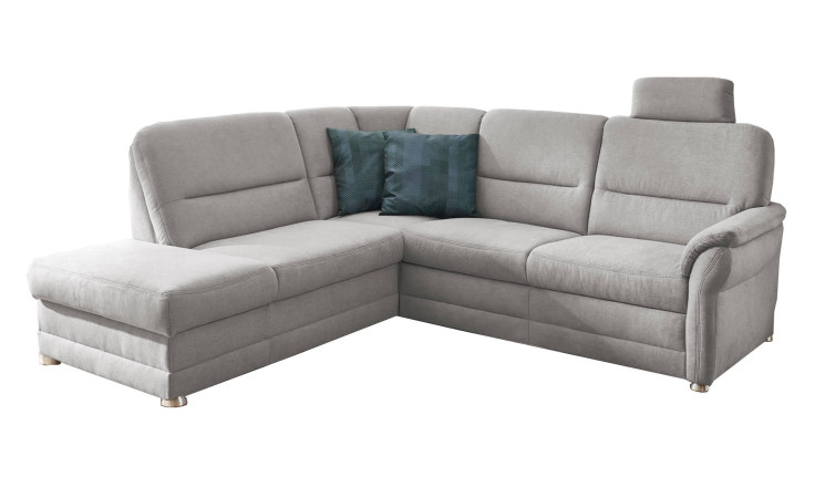 Komfort-Wohnlandschaft plano|FORM Easyplan Q+, in der Farbausführung Silver