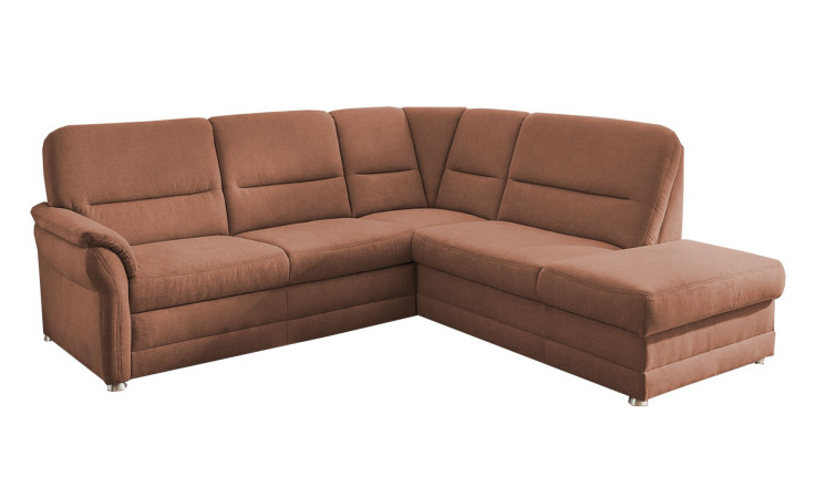 Basis-Wohnlandschaft plano|FORM Easyplan Q+, in der Farbausführung Rost