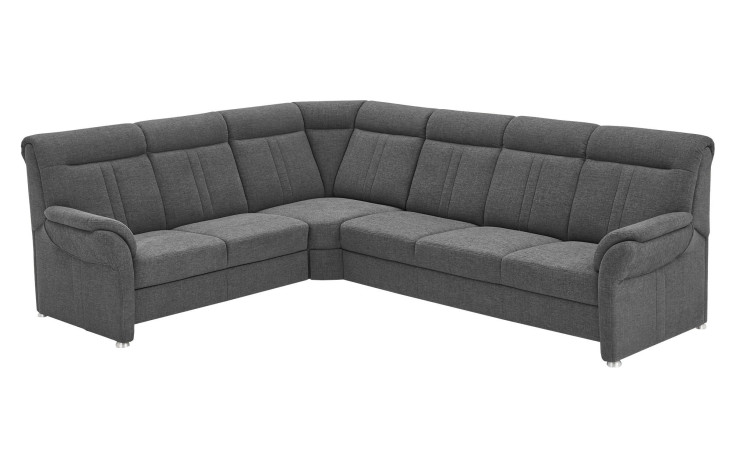 Basis-Ecksofa plano|FORM Favorit, in der Farbausführung Alu, Schrägansicht