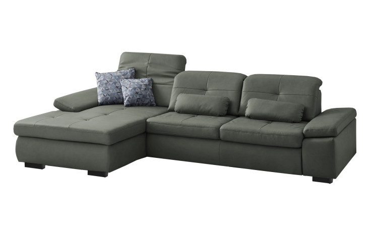 Komfort-Ecksofa plano|FORM Athen, in der Farbausführung Grün