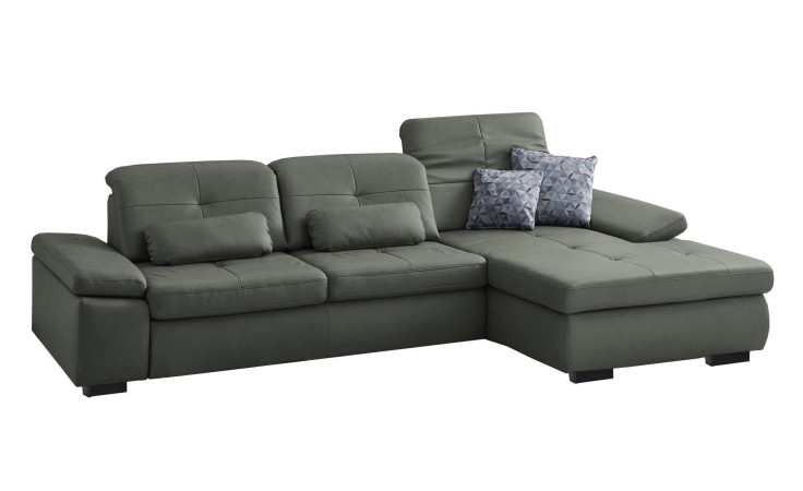 Komfort-Ecksofa plano|FORM Athen, in der Farbausführung Grün