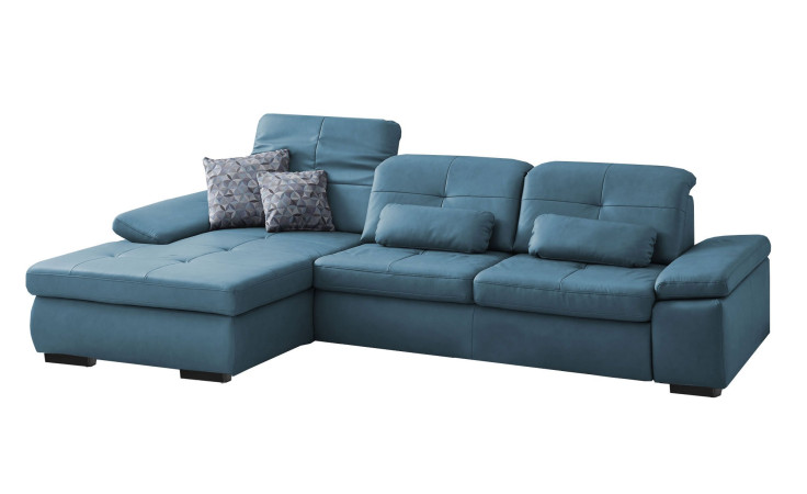 Komfort-Ecksofa plano|FORM Athen, in der Farbausführung Ocean