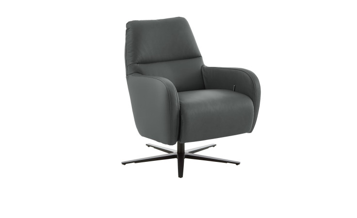 Komfort-Relaxsessel plano|FORM Tivoli, in der Farbausführung Anthrazit, Schrägansicht