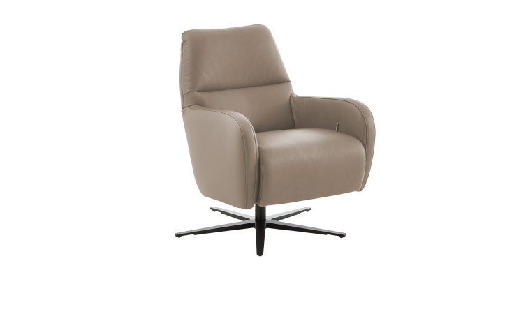 Komfort-Relaxsessel plano|FORM Tivoli, in der Farbausführung Stone, Schrägansicht