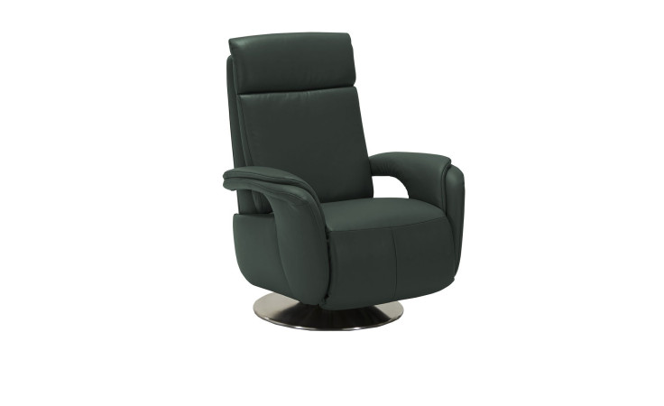 Basis-Relaxsessel plano|FORM Freeway, in der Farbausführung Oliv, Schrägansicht
