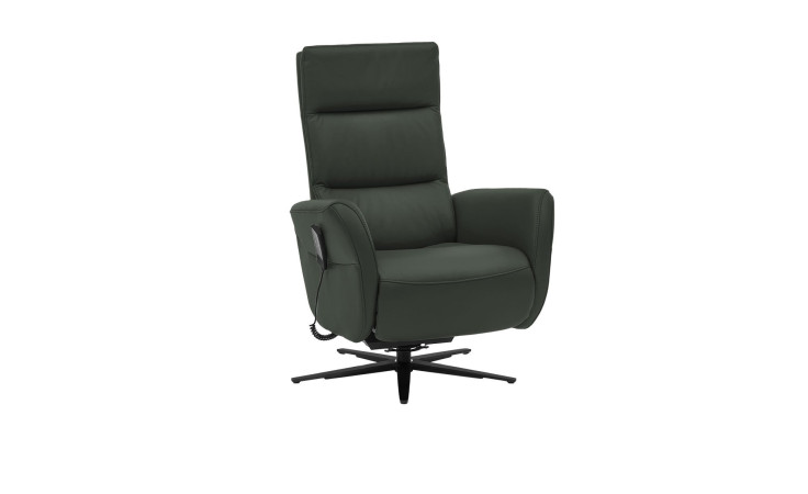 Komfort-Relaxsessel plano|FORM Rimini in der Farbausführung Oliv, Schrägansicht