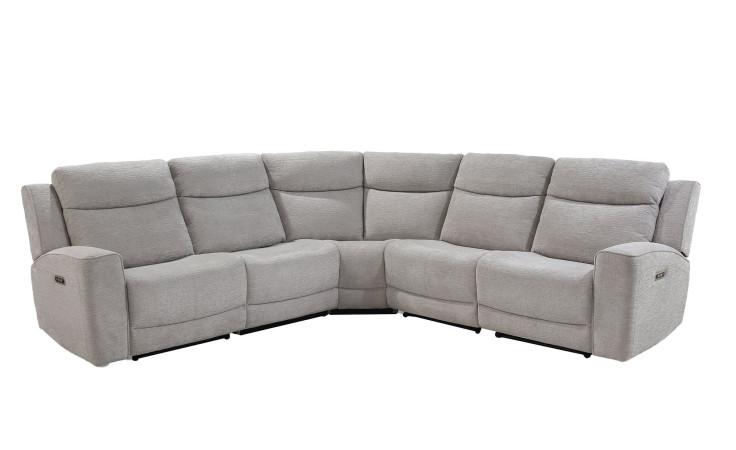 Ecksofa Henry in der Farbe grau