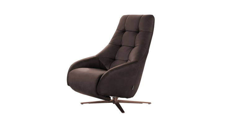 Basis-Einzelsessel Filippoo. in der Farbe Dunkelbraun