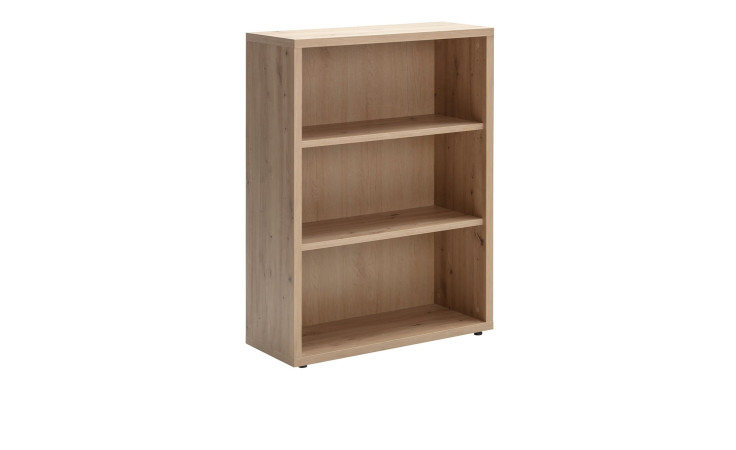 Regal Design-Office in Artisan Eiche mit zwei Böden.