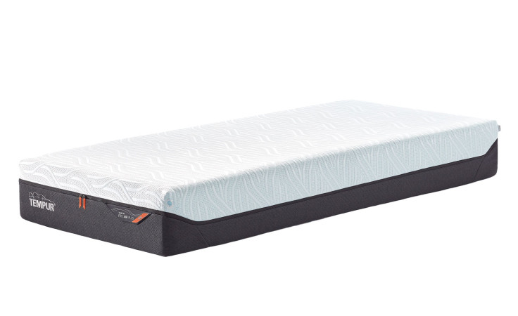 Viscoschaummatratze Discovery PRO Plus Air 100 x 200 cm Firm in einem weißen und Charcoal Bezug