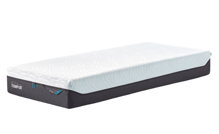 Viscoschaummatratze Discovery PRO Plus Air 90 x 200 cm Soft in einem weißen und Charcoal Bezug