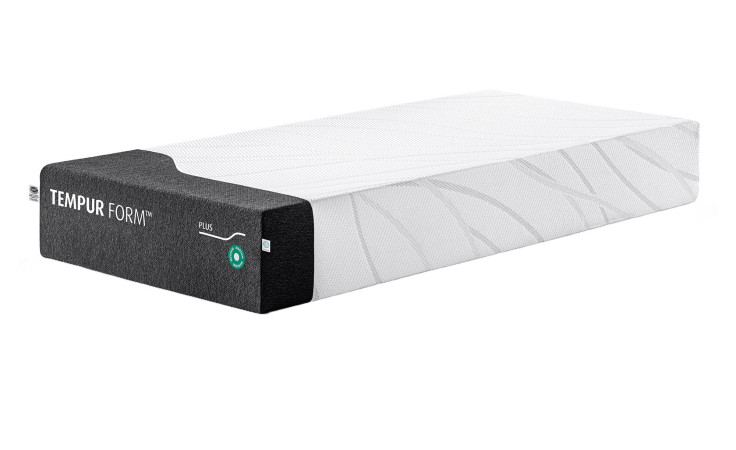 Tempur Matratze Form plus Medium in der Größe 100 x 200 cm, Schrägansicht