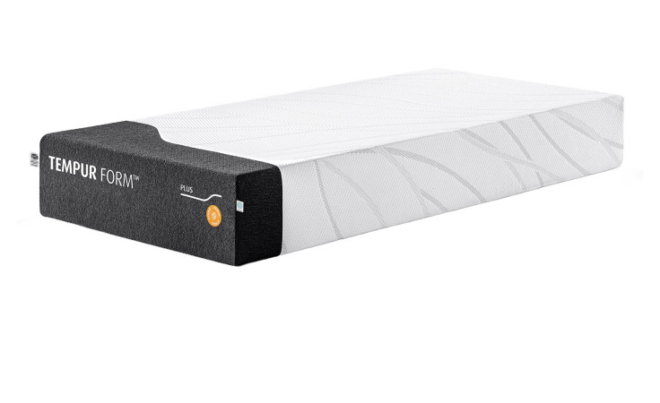 Tempur Matratze Form plus Hybrid in der Größe 90 x 200 cm, Schrägansicht