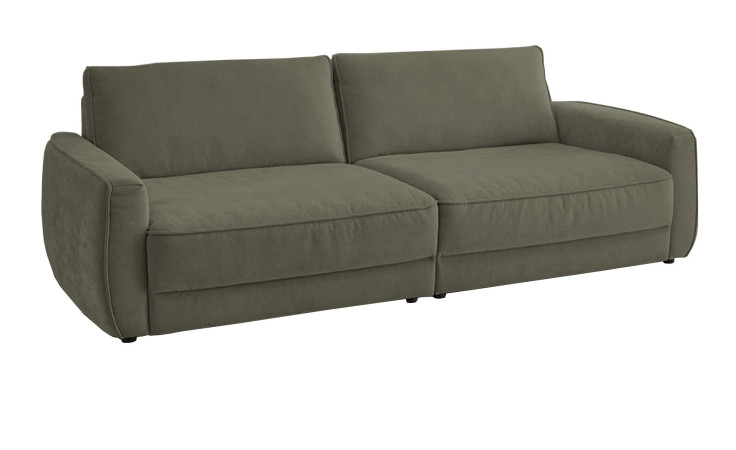 Basis-Big Sofa planoform Cochem in der Farbe Grün