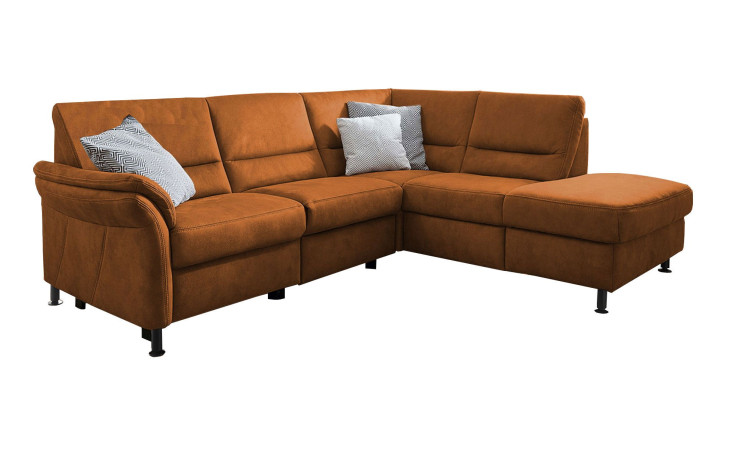 Basis-Wohnlandschaft plano|FORM Dale, in der Farbausführung Curry