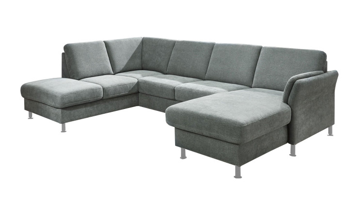 Basis-Ecksofa plano|FORM Lirio in der Farbausführung steel