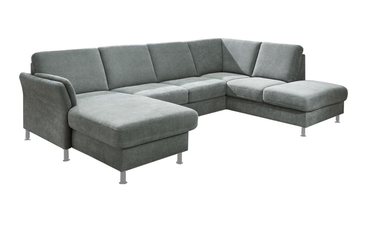 Basis-Ecksofa plano|FORM Lirio in der Farbausführung Steel