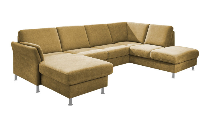 Basis-Ecksofa plano|FORM Lirio in der Farbausführung Gelb