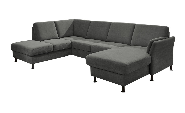 Basis-Ecksofa plano|FORM Lirio in der Farbausführung Anthrazit