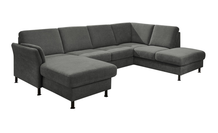 Basis-Ecksofa plano|FORM Lirio in der Farbausführung Anthrazit