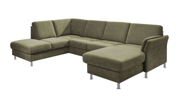 Basis-Ecksofa plano|FORM Lirio in der Farbausführung Grün